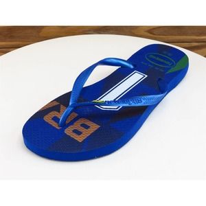 Havaianas Size 6 M Women Sandal Flip‎ Flop Blue Synthetic